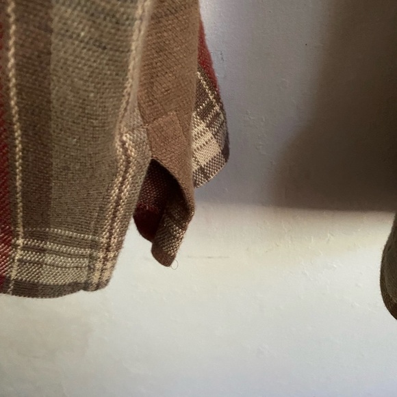 Ralph Lauren Men's Plaid Shirt - Red and Brown - Picture 6 of 6